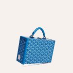 Goyard Grand Hôtel Trunk Bag Sky Blue - Image 3